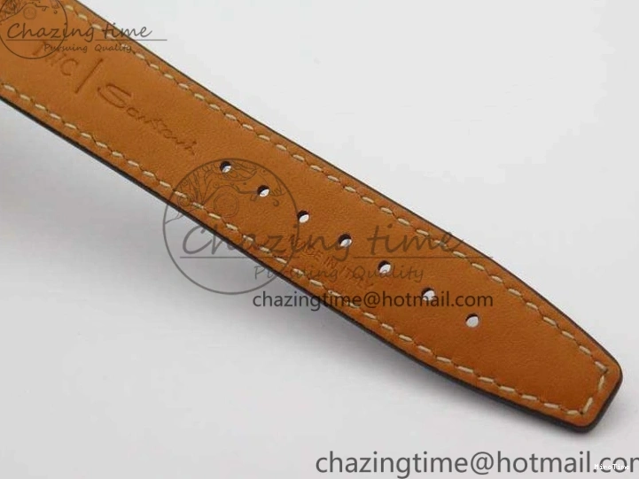 MIROTIME 0209 Da Vinci IW356601 SS TW 1:1 Best Edition Blue Dial On Black Leather Strap A Durable 7239